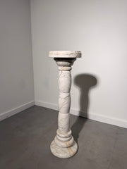 Antique Marble Pedestal Column Stand