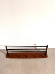 Vintage Mid-Century Wall Coat Rack