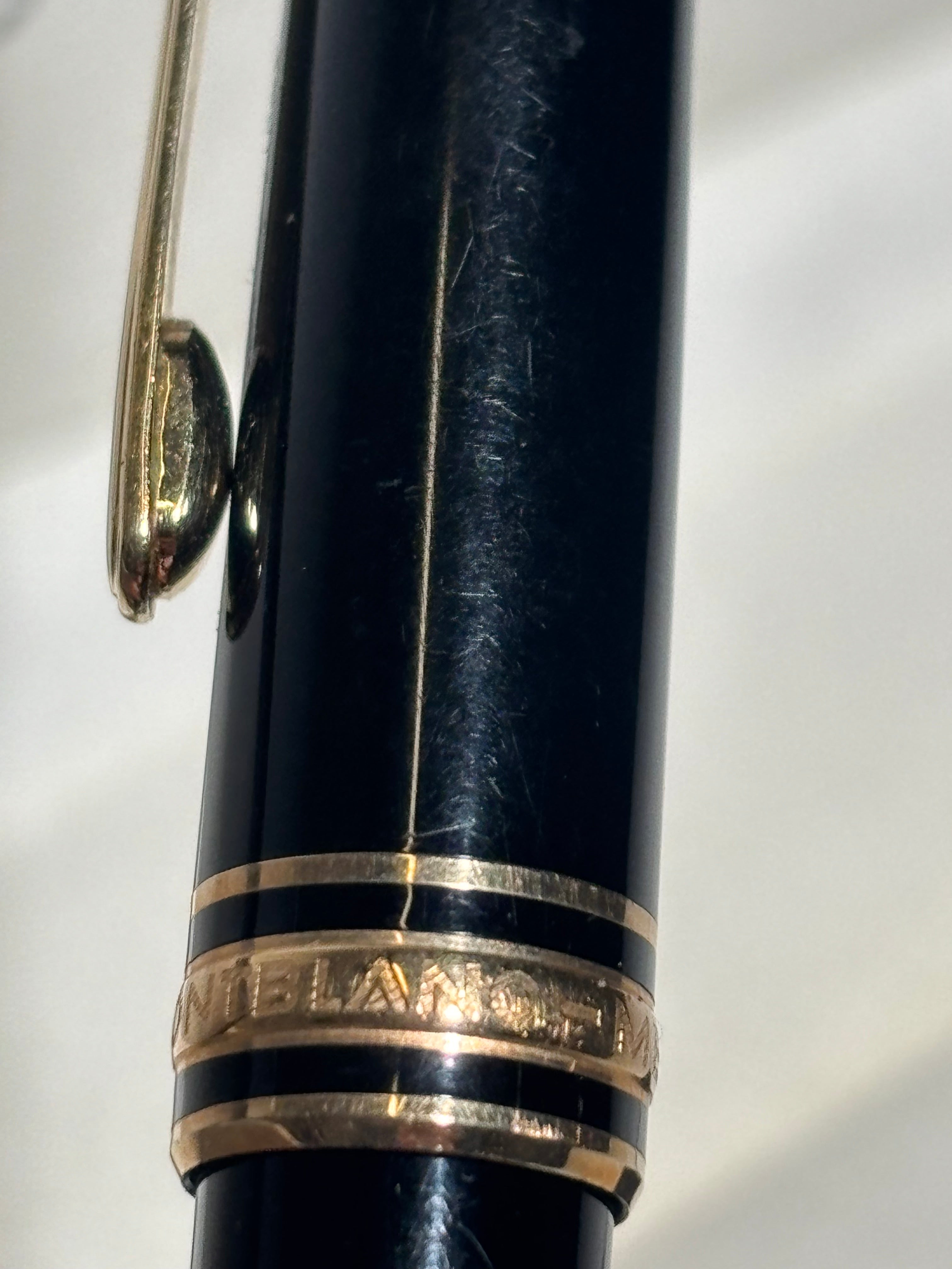 Mont Blanc 18 KT Gold Fountain Pen “Meisterstuck”