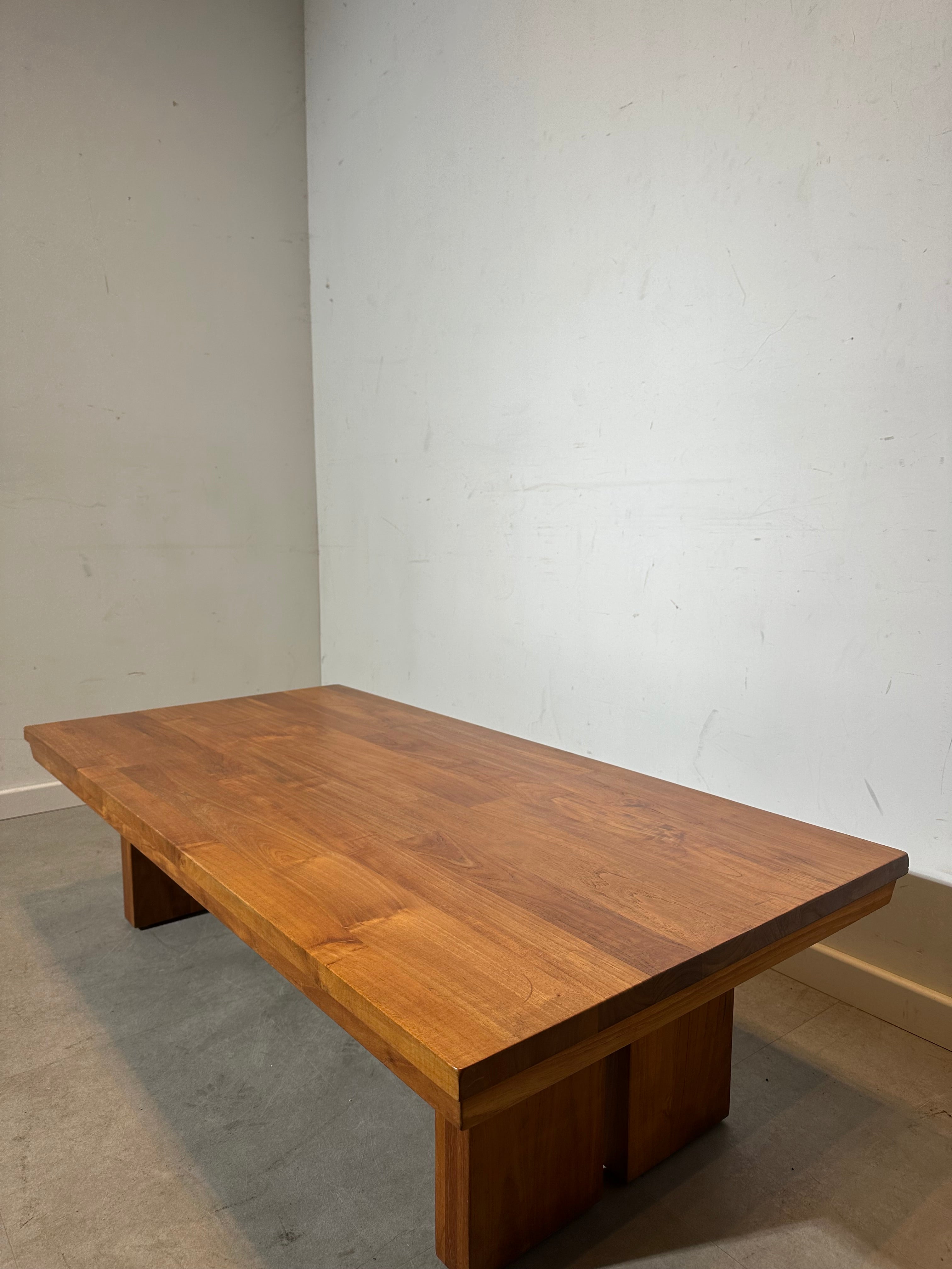 Vintage solid teak coffee table
