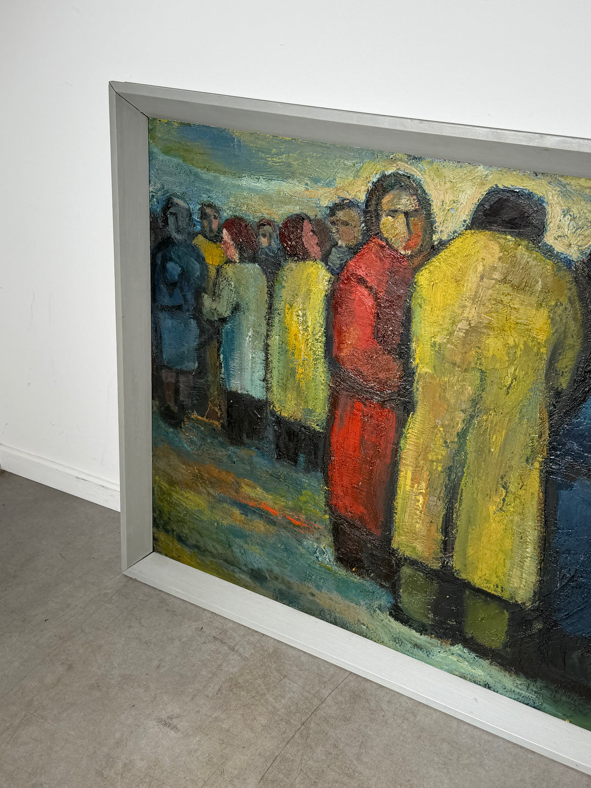 Frans Minnaert – Large Figurative Oil Painting on Panel – 132 × 110 cm