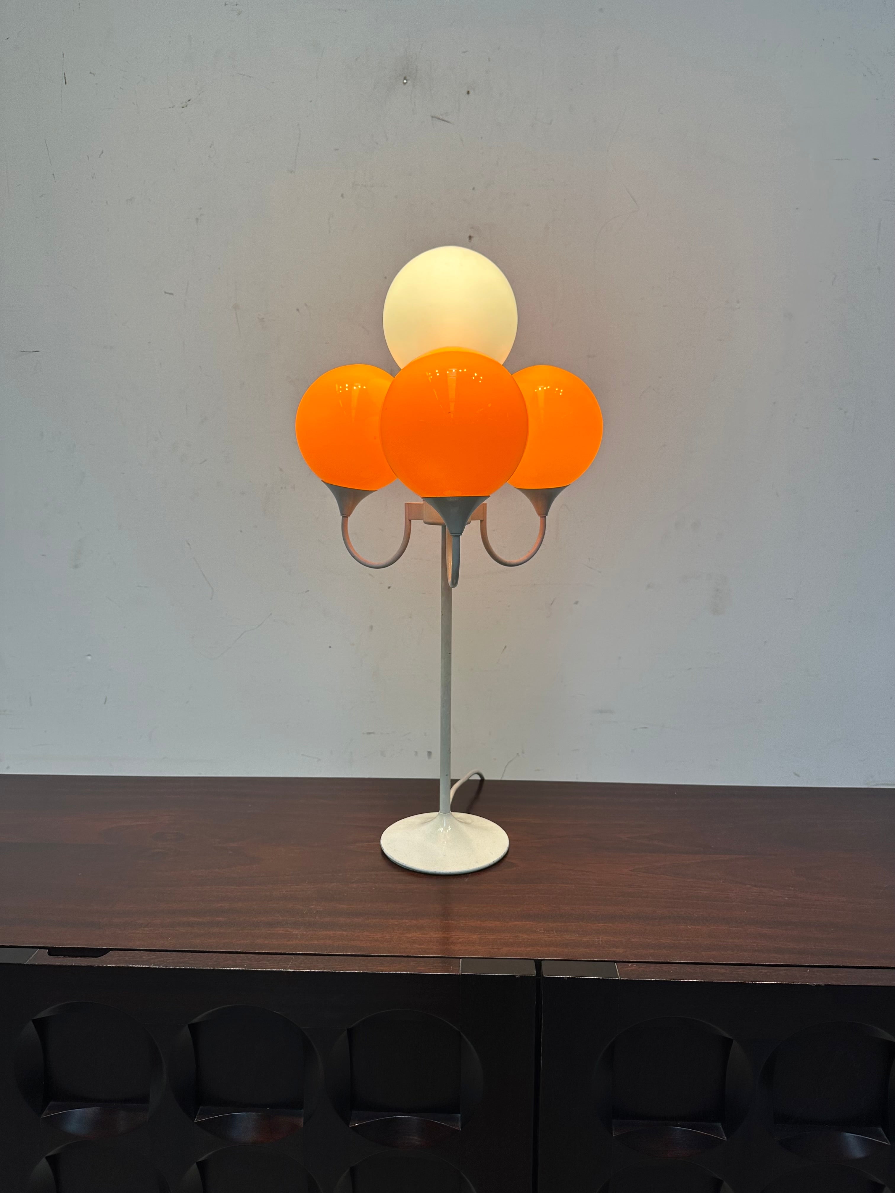 Lampe de table vintage de l'ère spatiale