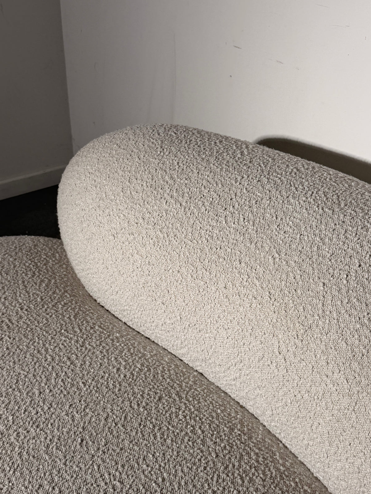 Organic Bouclé Loveseat