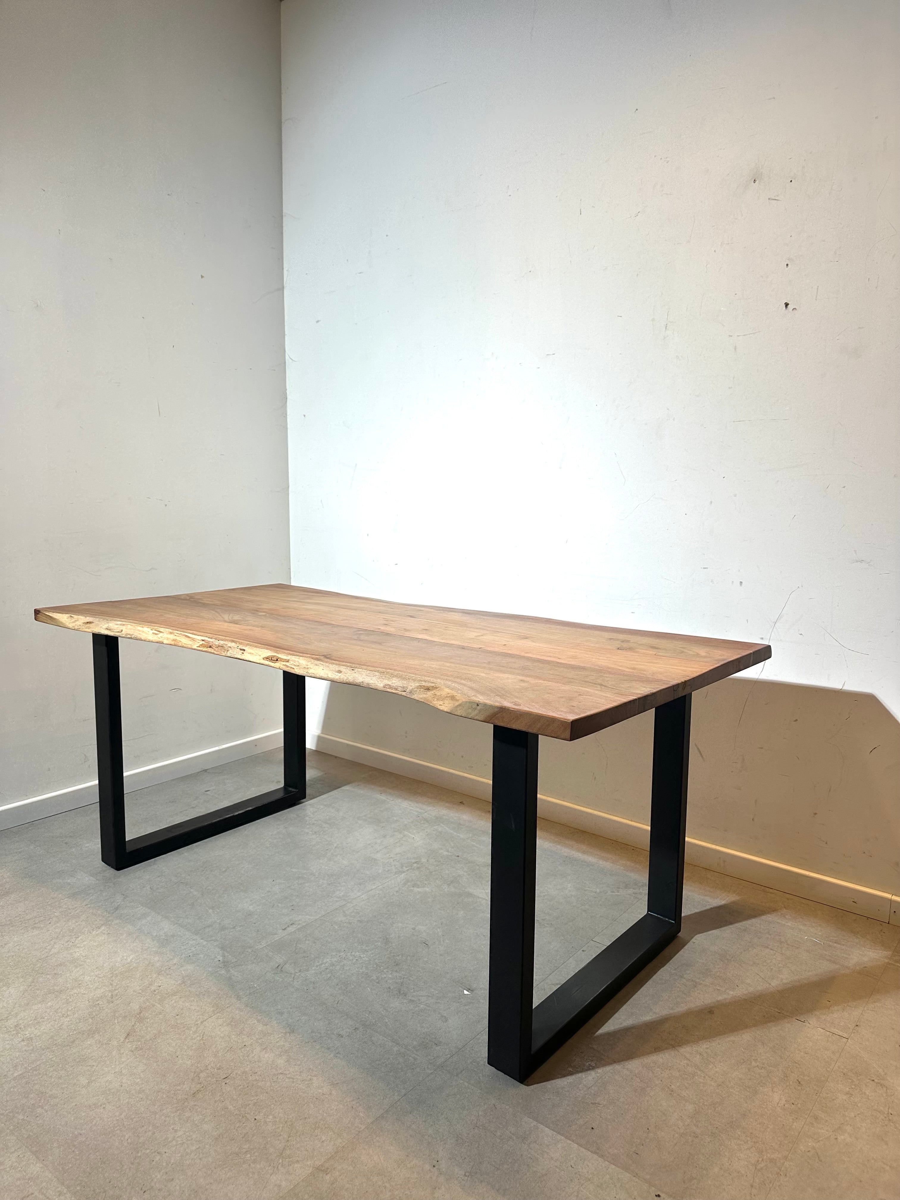 Solid Wood Tree Trunk Dining Table