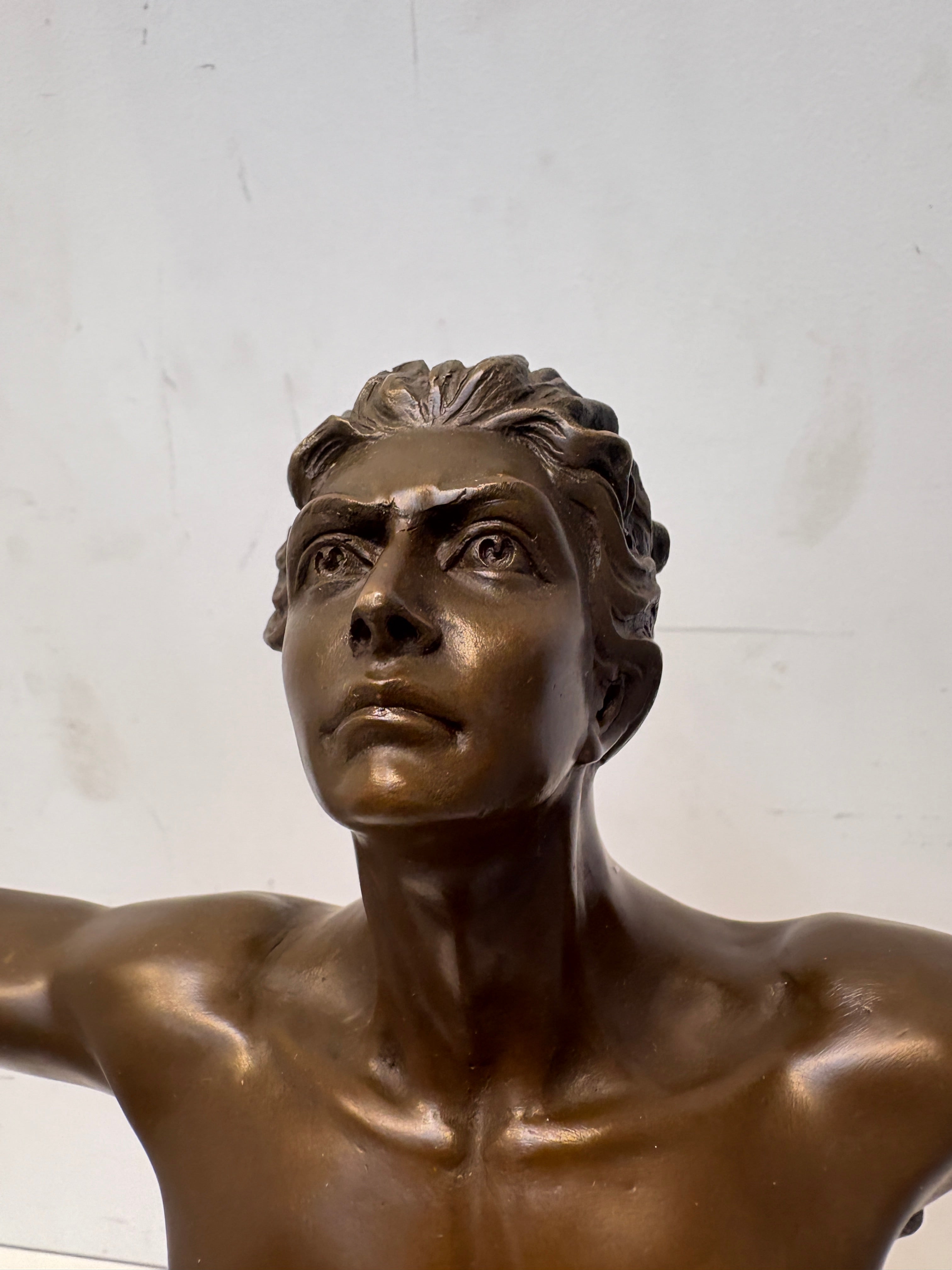 Bronze Sculpture “Icarus” – Mythological Winged Figure