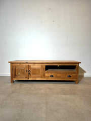 Vintage solid teak TV cabinet