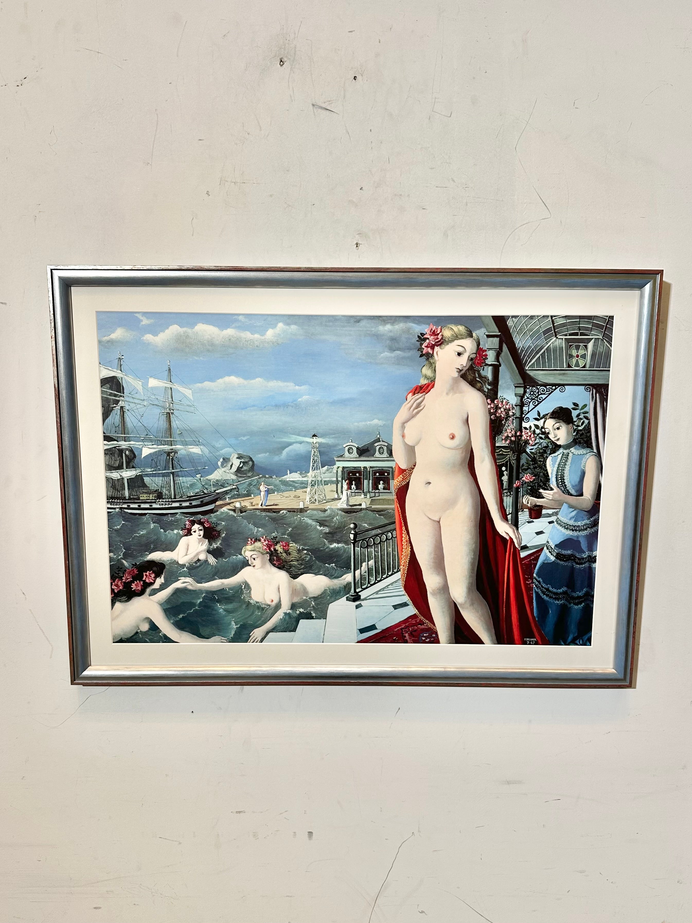 Paul Delvaux art Print