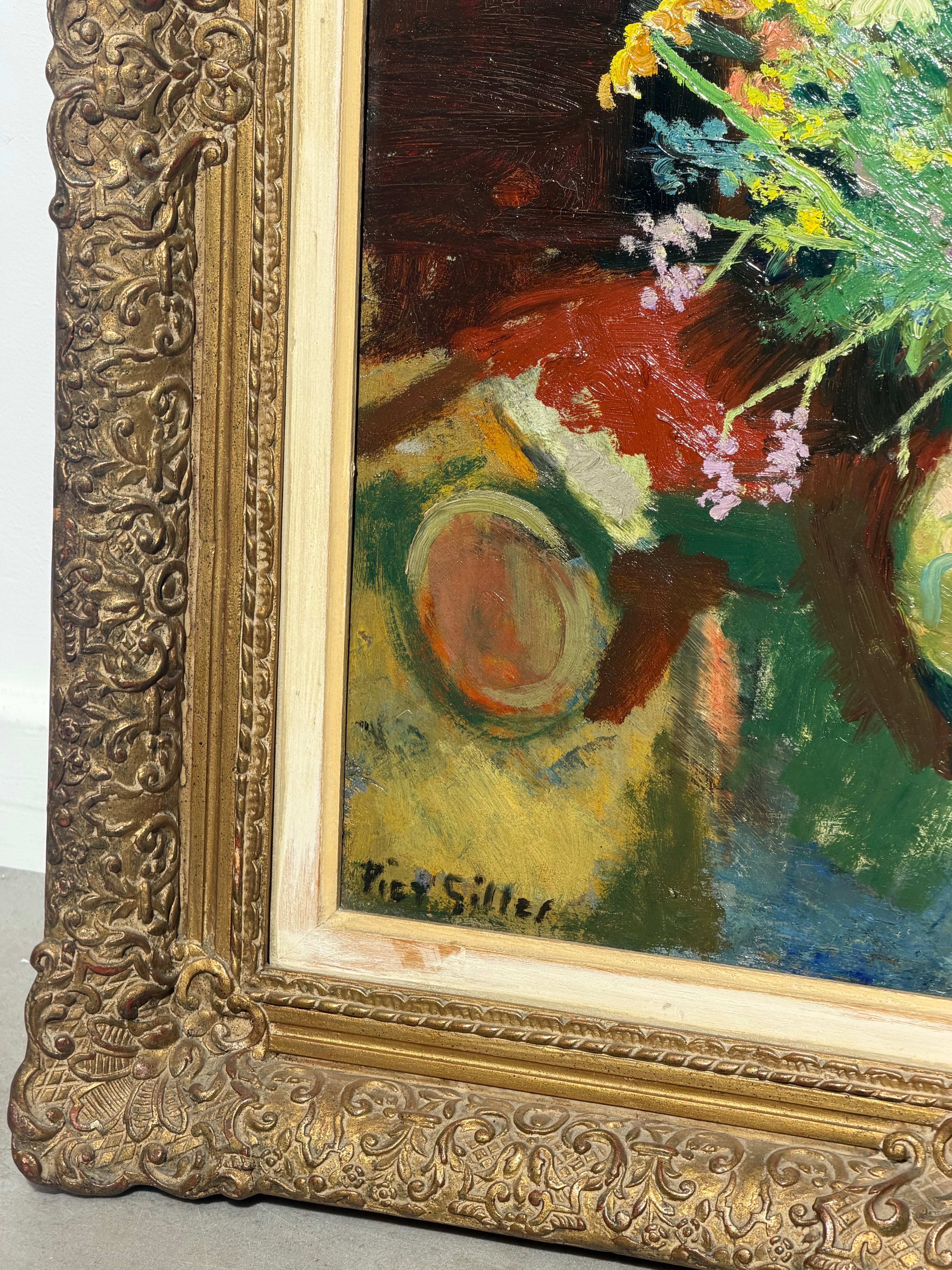 Piet Gilles - Louvain - Oil on canvas - Flowers