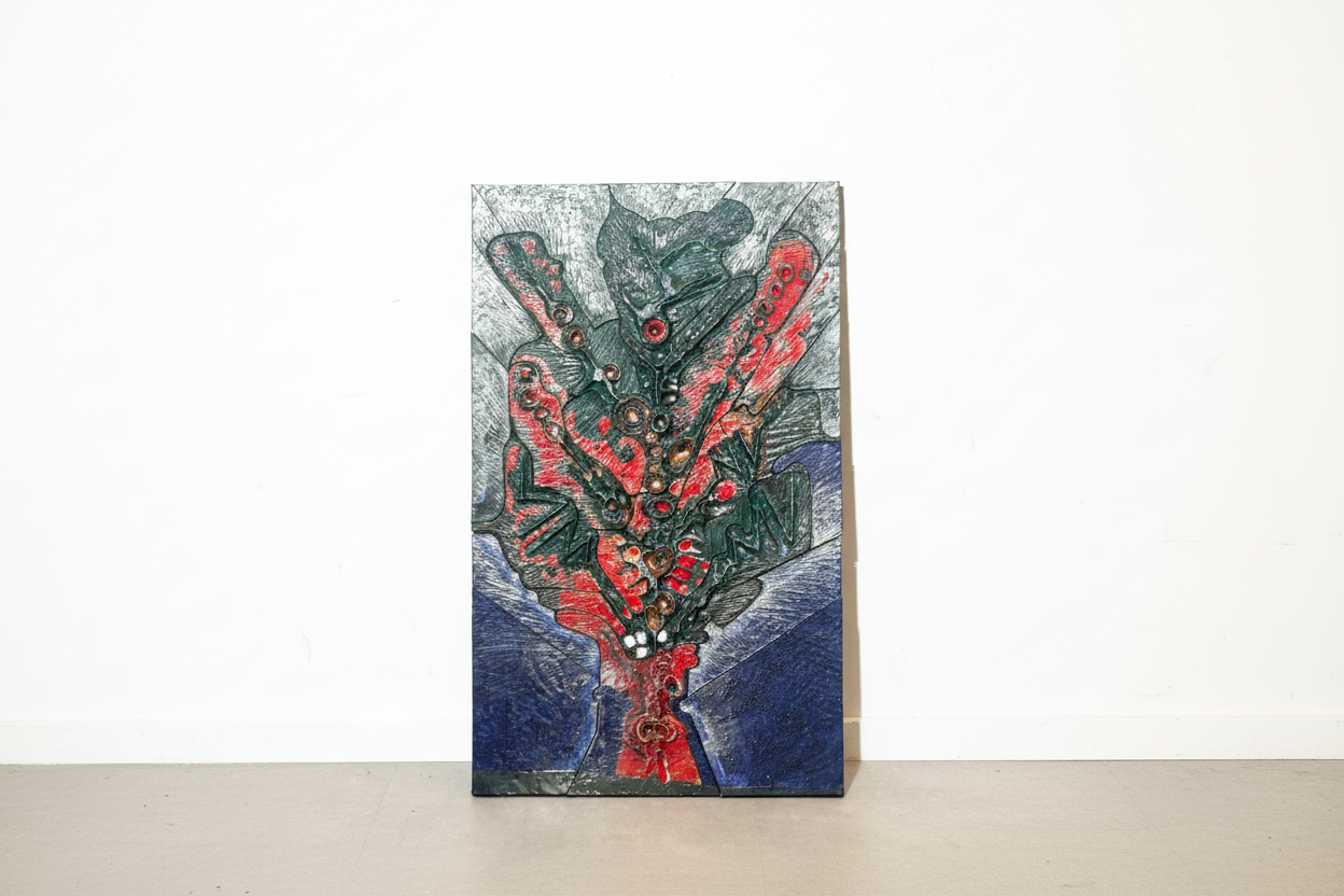 Vintage Ceramic Tile Artwork