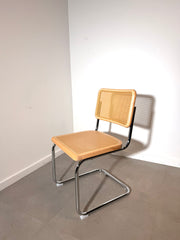 S-Chair Natural Chrome