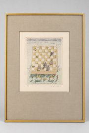 Johny Lambrichts – Signed & Numbered Lithograph, Framed