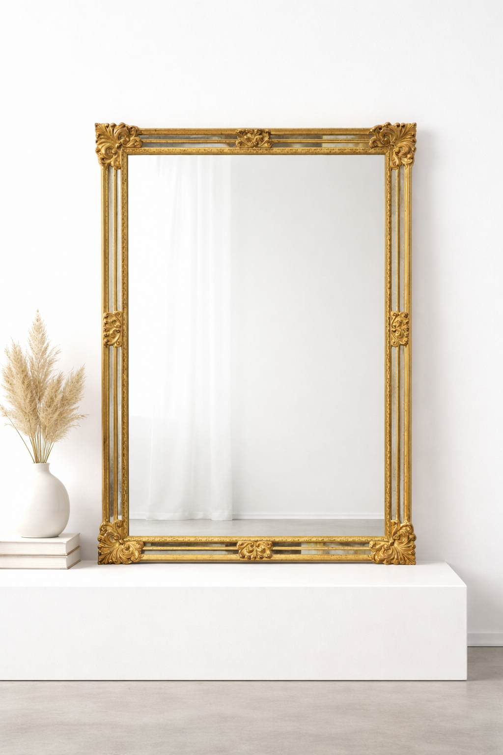 Vintage Deknudt Mirror – Ornate Gold Frame Wall Mirror