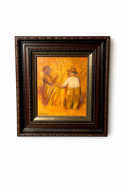 Marcel Cockx Oil Painting – Harvest Scene