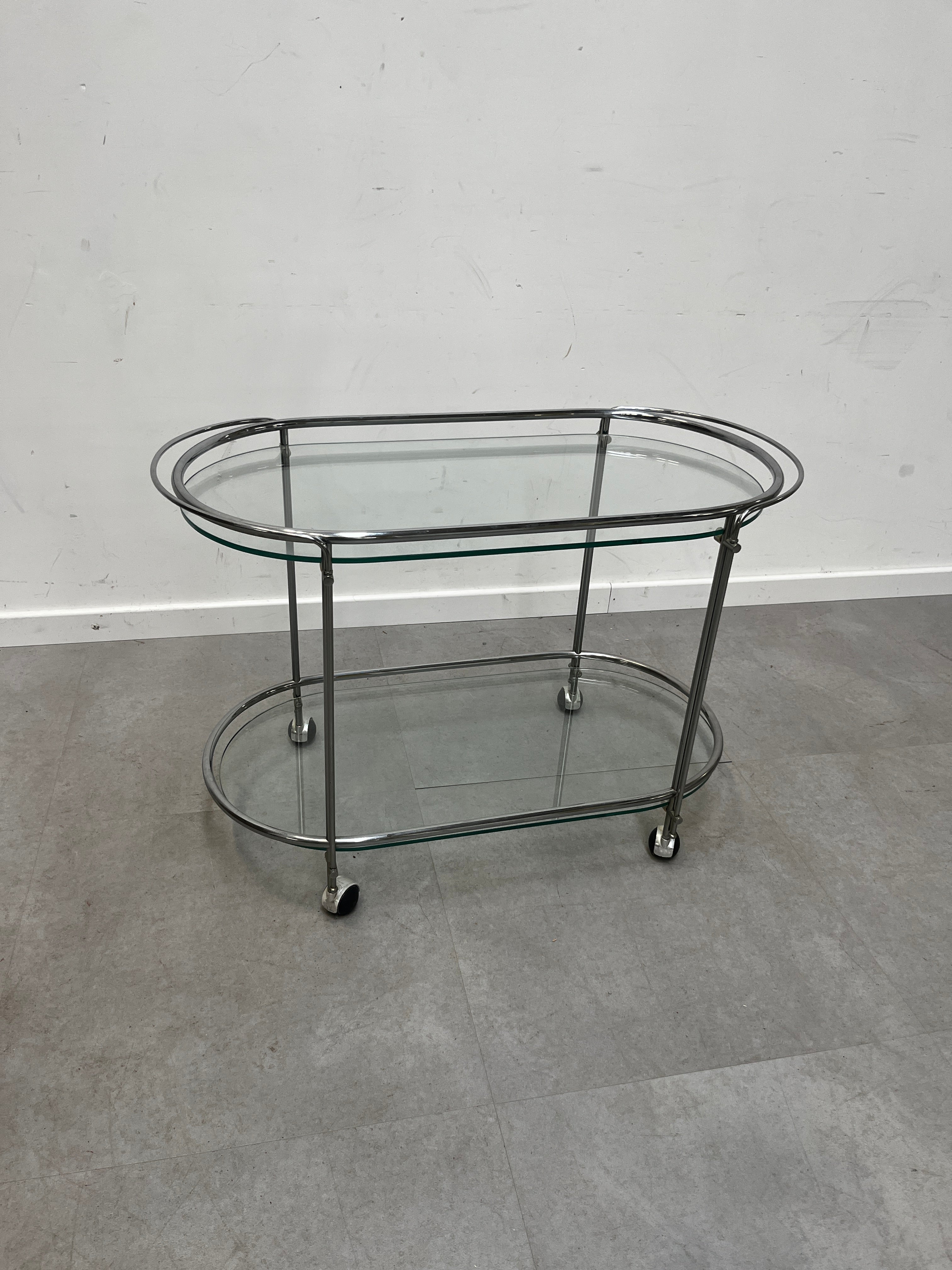 Chrome Bar Cart