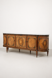 Large Louis XVI Style Sideboard by JP Ehalt – Marble Top – 265 cm