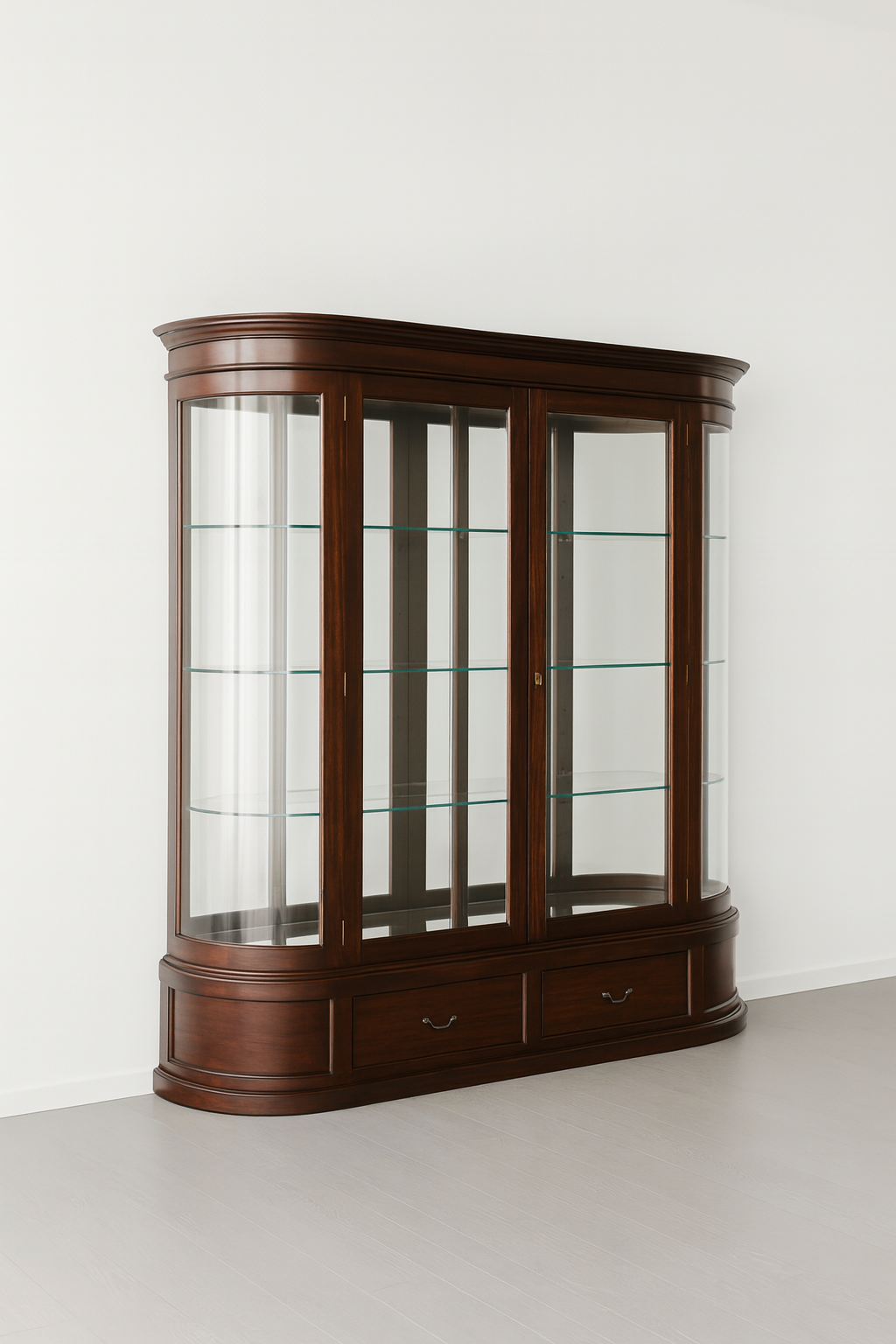 English Mahogony Display Cabinet