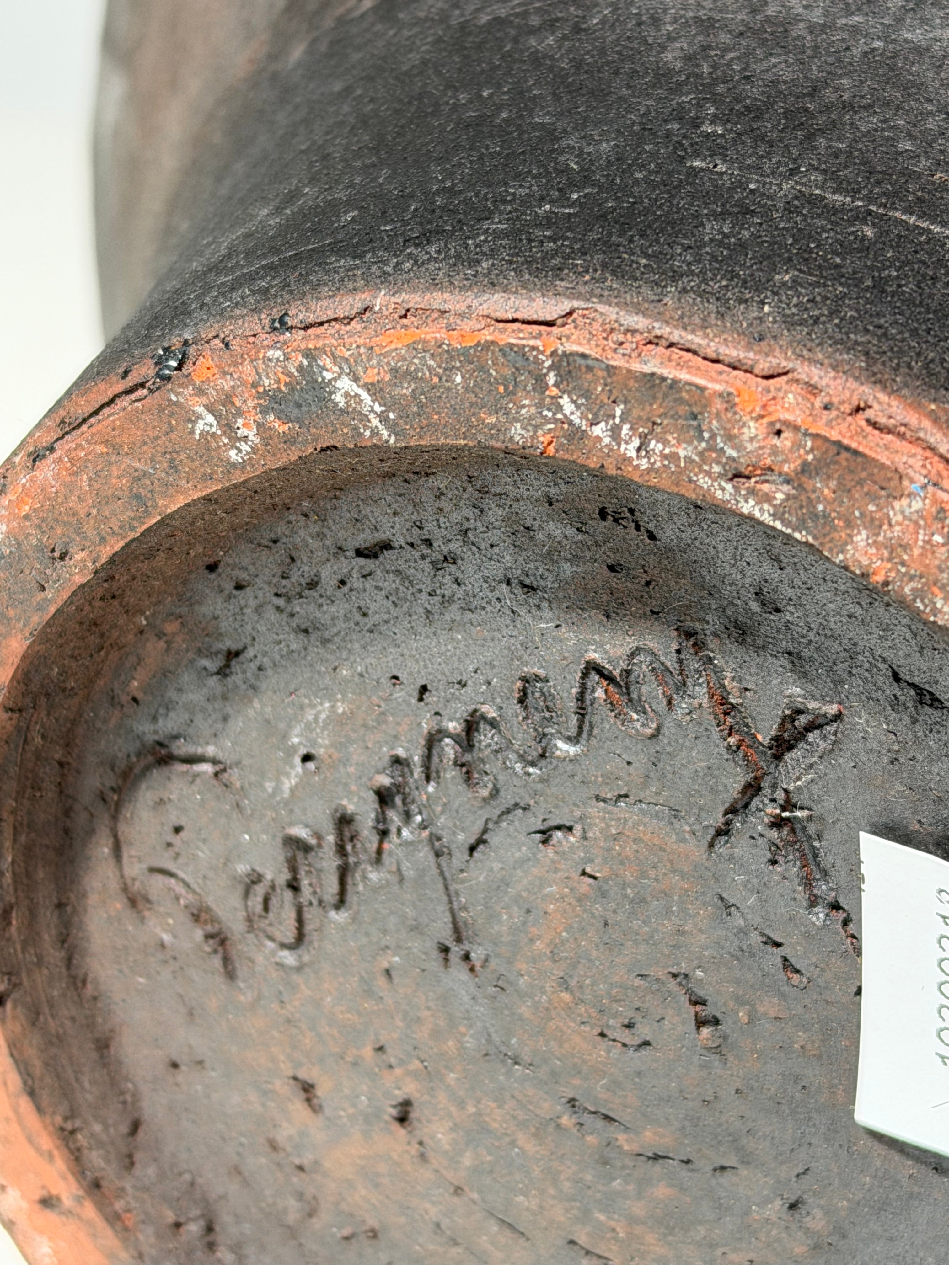 Vase en céramique vintage de Perignem, Belgique – Céramique artisanale, années 1960