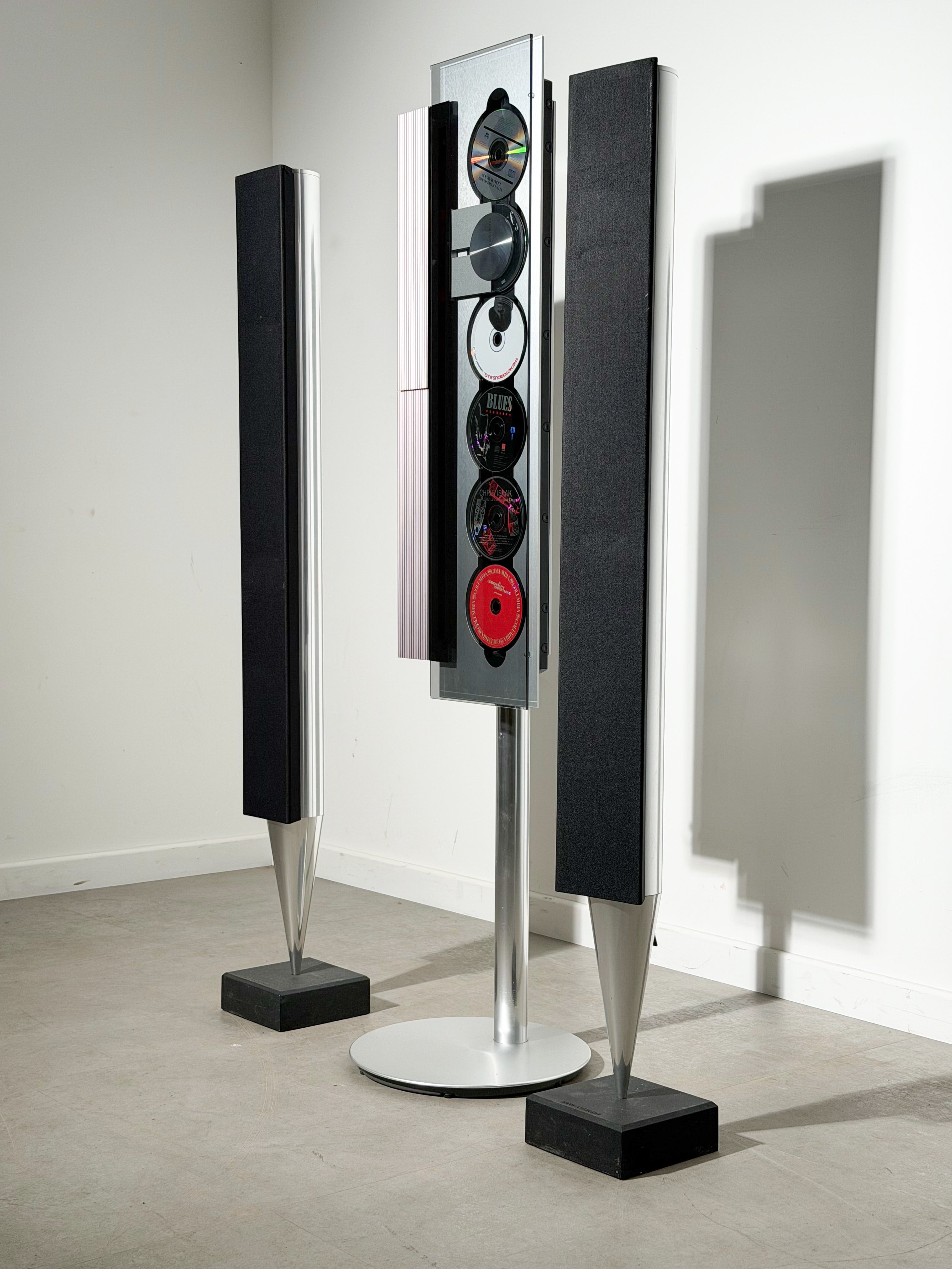 Bang & Olufsen BeoSound 9000 + Floor Stand + Pair of BeoLab 8000 Speakers