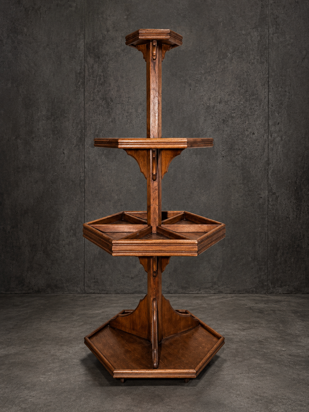 Large Oak Spice Rack
