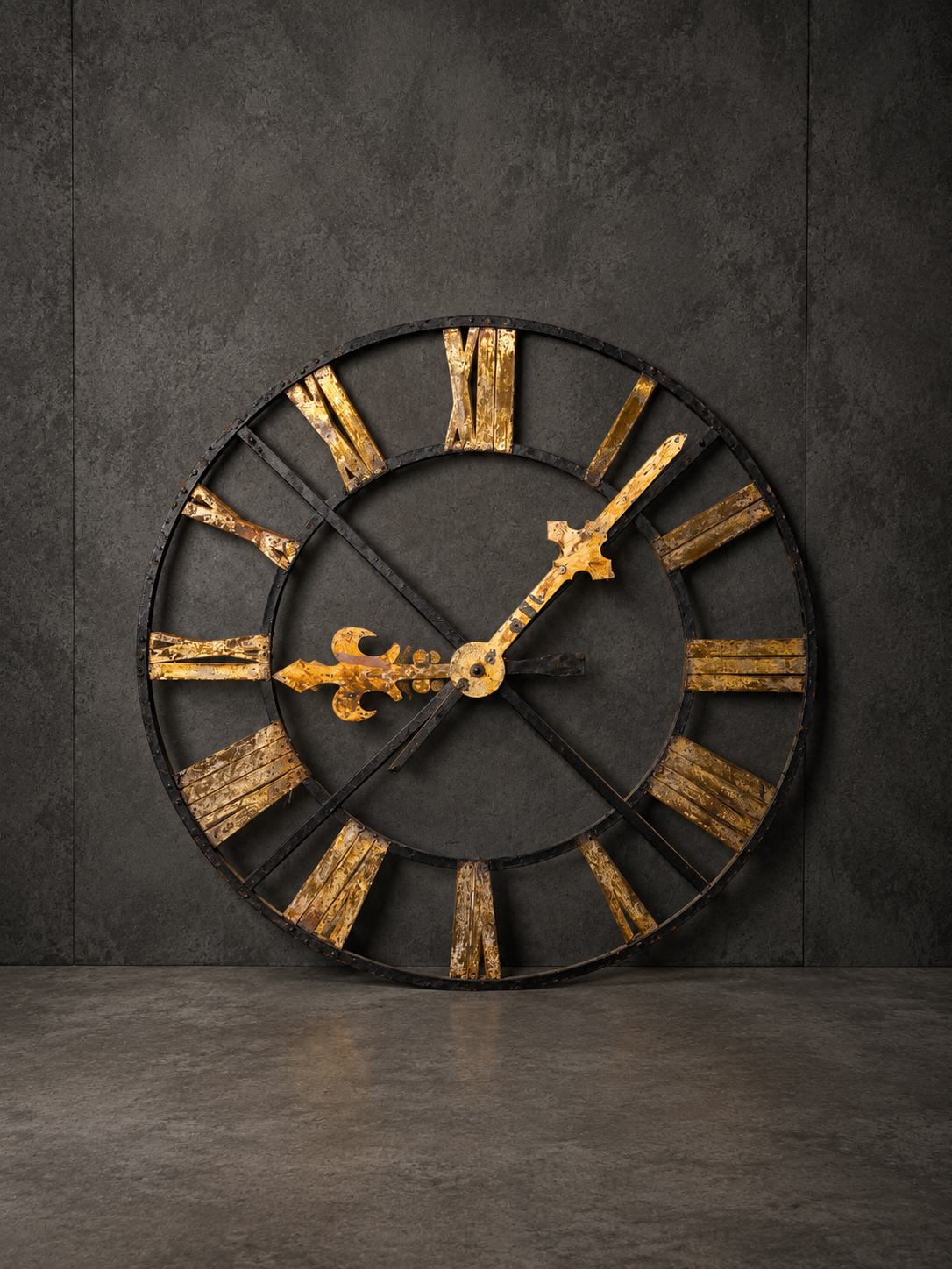Large Industrial Tower Clock