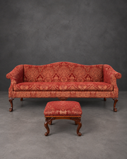 Antique Chippendale Sofa with Claw & Ball Feet
