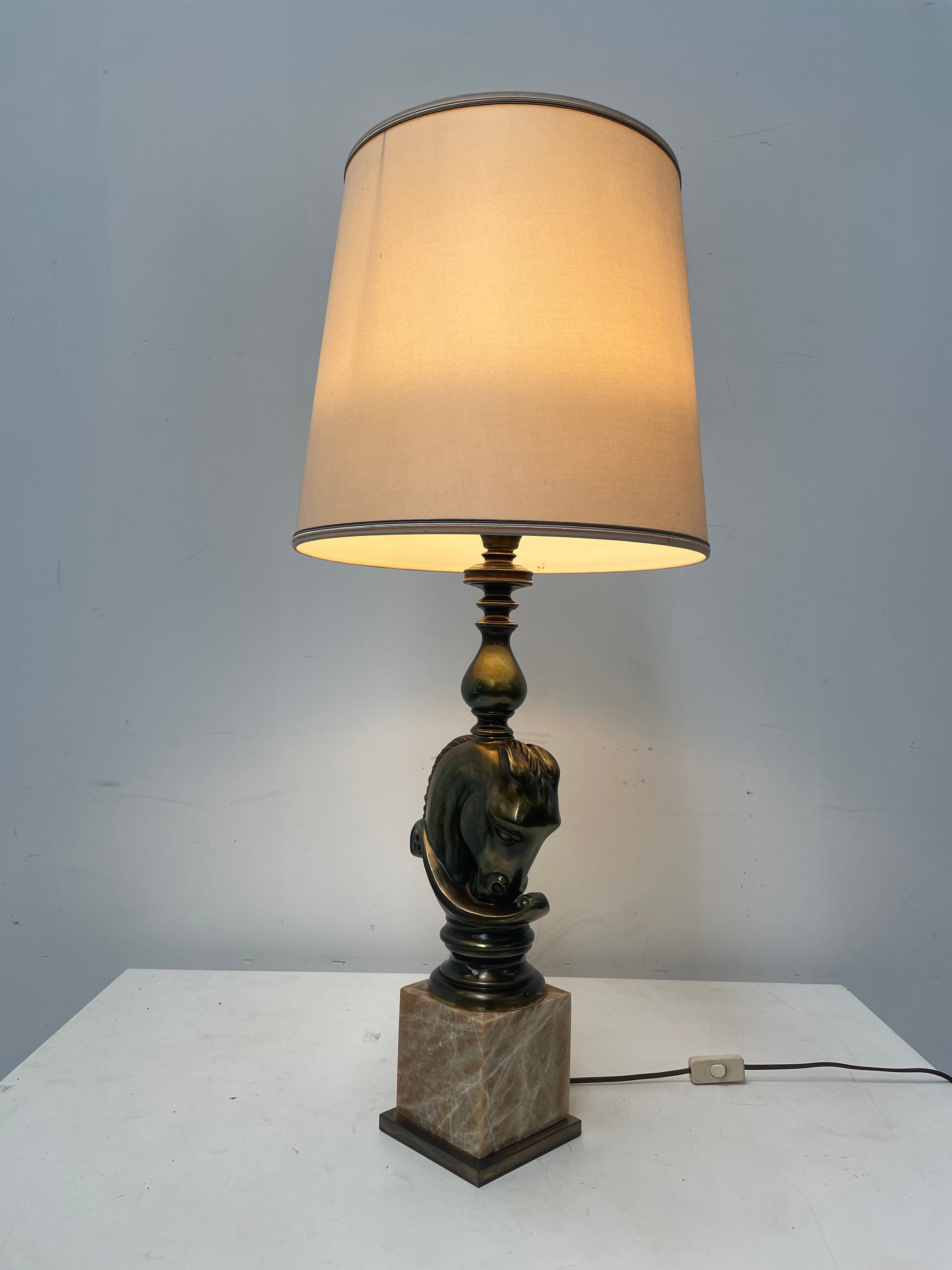 Deknudt Horsehead Table Lamp