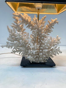 Vintage Coral Table Lamp