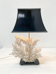 Vintage Coral Table Lamp
