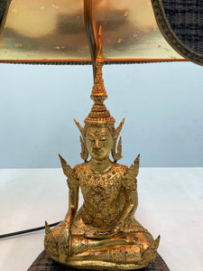 Bronze Buddha Table Lamp
