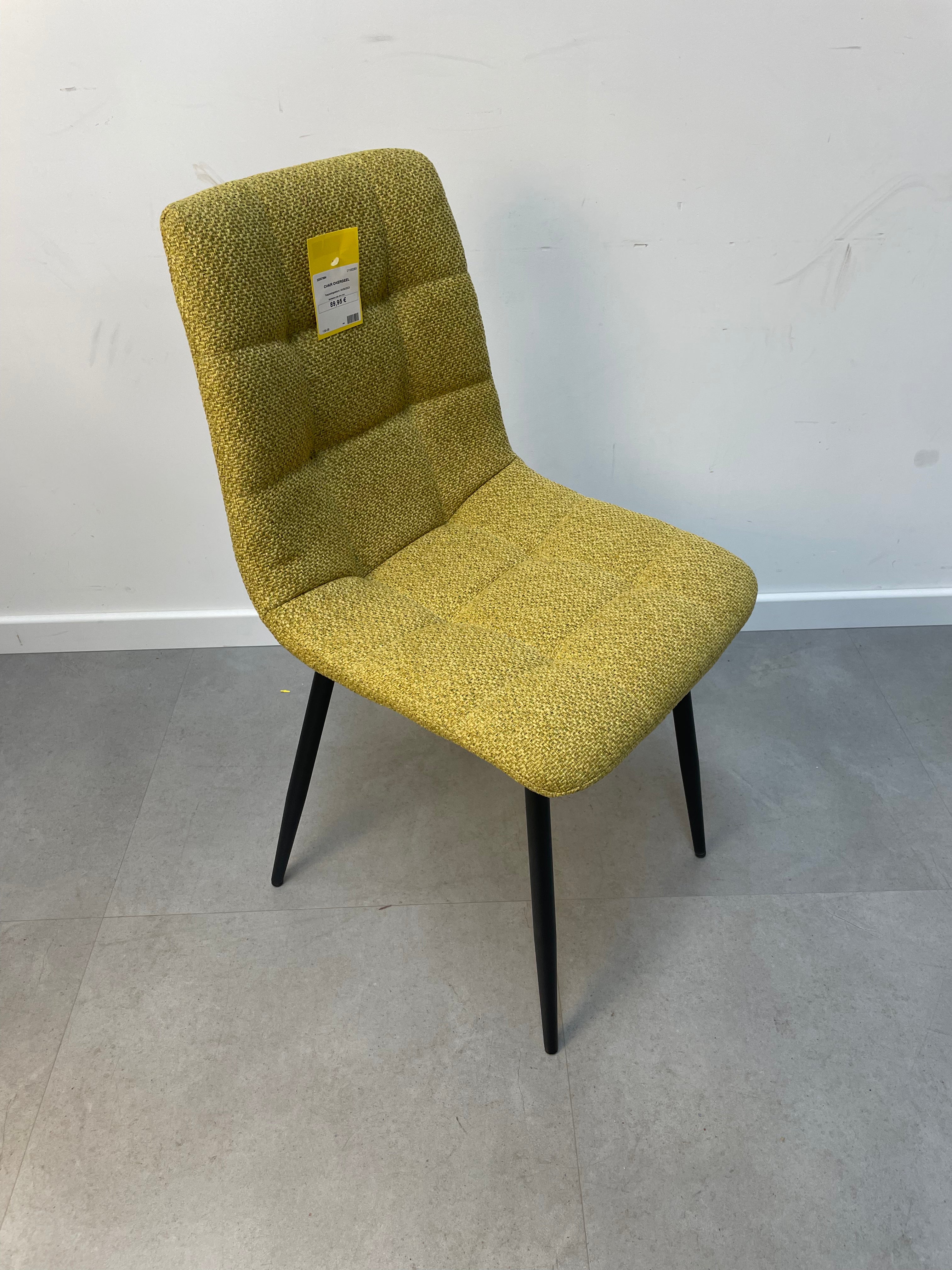 Dining chair yellow colourway
