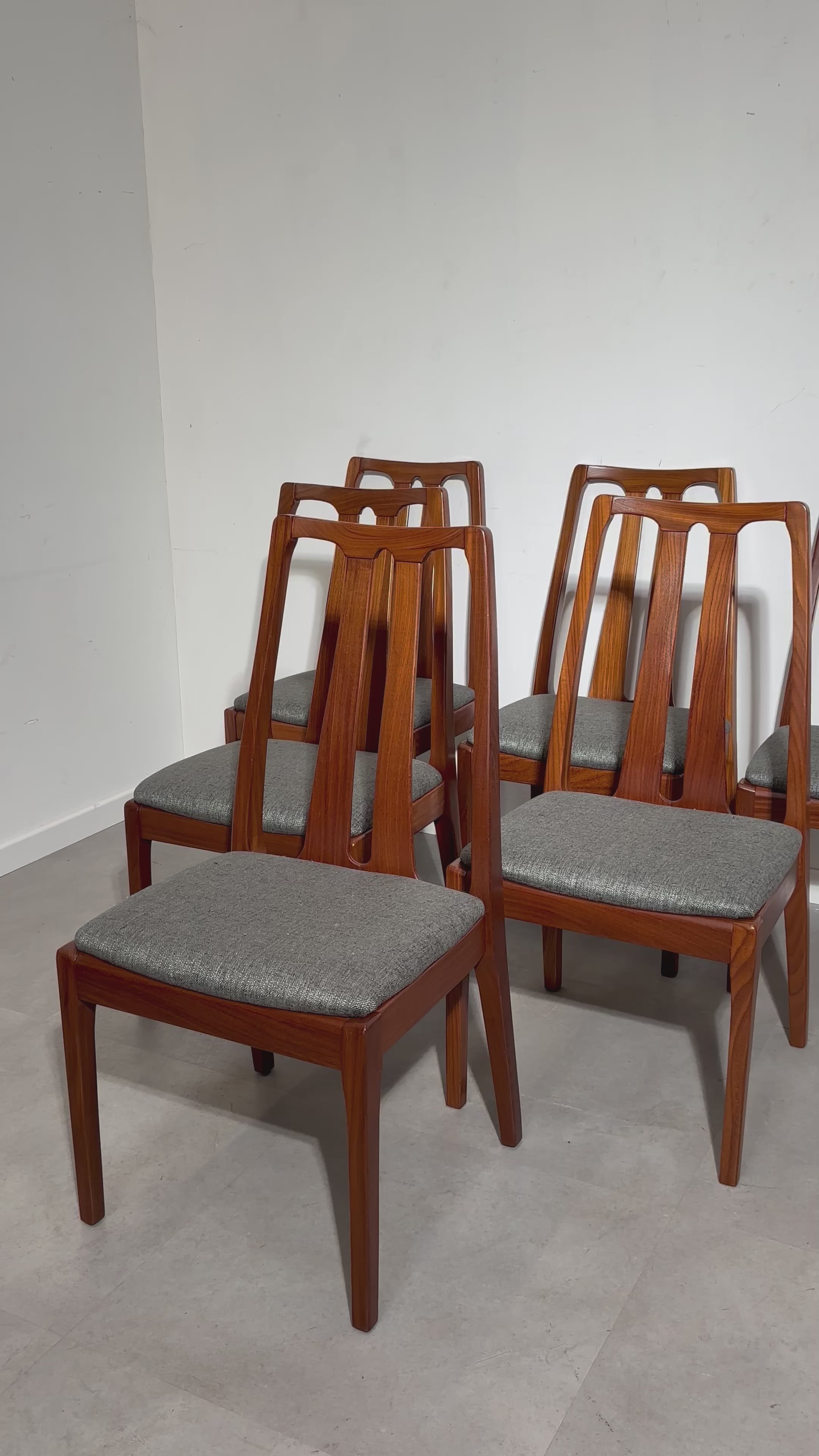 Set of six Nathan Dining Chairs