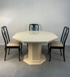 Eric Maville Dining table with four chairs