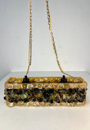 Suspension vintage en époxy